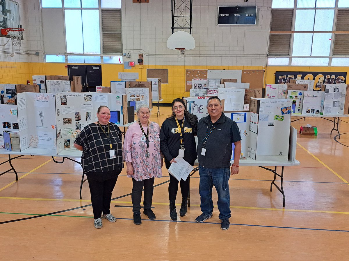 A big thank you to our great Science Teachers Mr. Waisanen, Ms. Aguilar, Ms. Dinsmore &amp; Ms. Newton-Yarber for working so hard to put on first Science Fair in many years. Go Falcons!!!