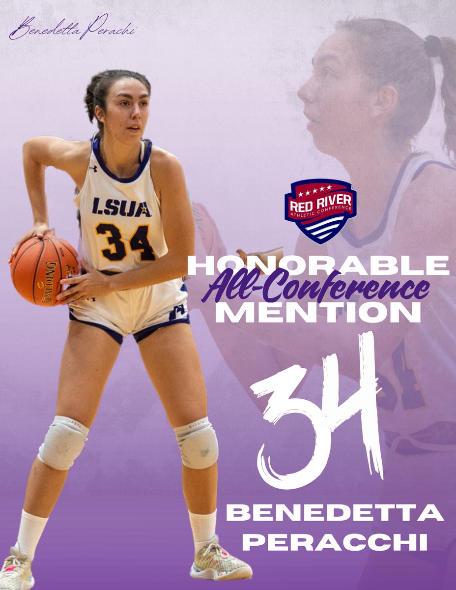 Another Red River All-Conference Honorable Mention, Benedetta Peracchi!