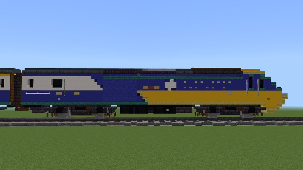 Pip and Emma in Minecraft! This is a design of my own of Pip and Emma from the Railway Series in Minecraft, along with a rake of their coaches!

#Minecraft #minecraftbuild #Minecraftbuilds #train #trains #intercity125 #thomasthetankengine #ThomasandFriends