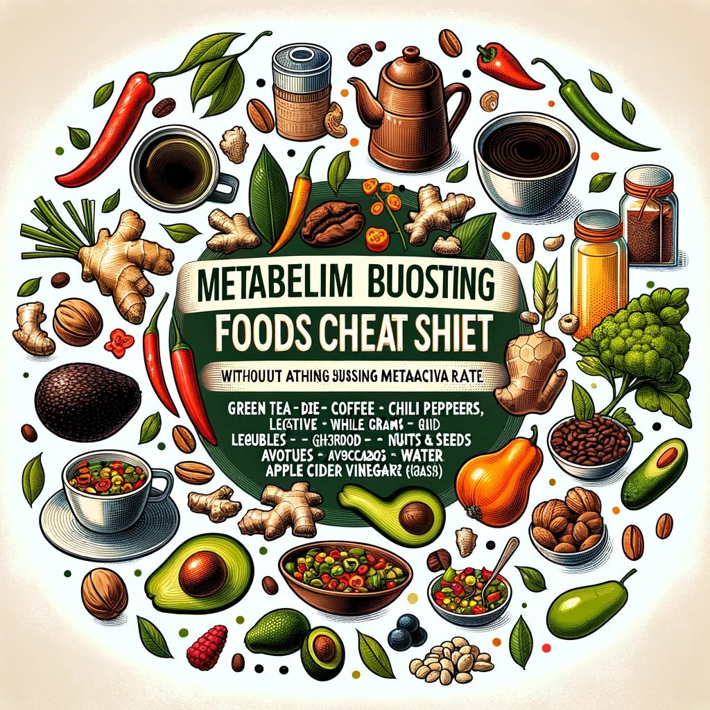MatrixMysteries's tweet photo. METABOLISM BOOSTING FOODS CHEAT SHEET:
Green Tea🍵= catechins, enhances metabolic rate
Coffee ☕= caffeine, increases fat burning
Chili Peppers🌶️= capsaicin, boosts metabolic rate
Whole Grains🌾 = complex carbohydrates, require more energy to digest
Ginger 🫚= thermogenic properties, promotes calorie burning
Legumes and Pulses🫘 = high in protein, digest slowly
Avocados🥑 = healthy fats, supports metabolism
Nuts and Seeds🥜🫘 = energy-dense, improve metabolic health
Apple Cider Vinegar🍎🍾 = acetic acid, increases metabolism
Water💧= cold water, speeds up metabolism temporarily