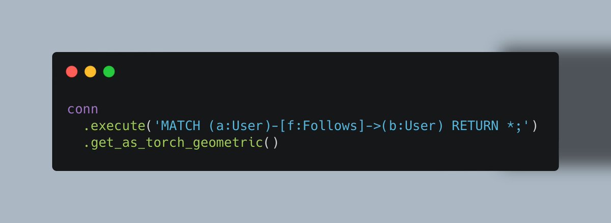 TheOrbifold's tweet image. @KuzuDB has straightforward integrations with Polars, NetworkX, Pandas, PyArrow and...Torch Geometric! Meaning that you can export data towards #GraphMachineLearning with one method call. If only they had a bolt driver for JavaScript (hint).
kuzudb.com