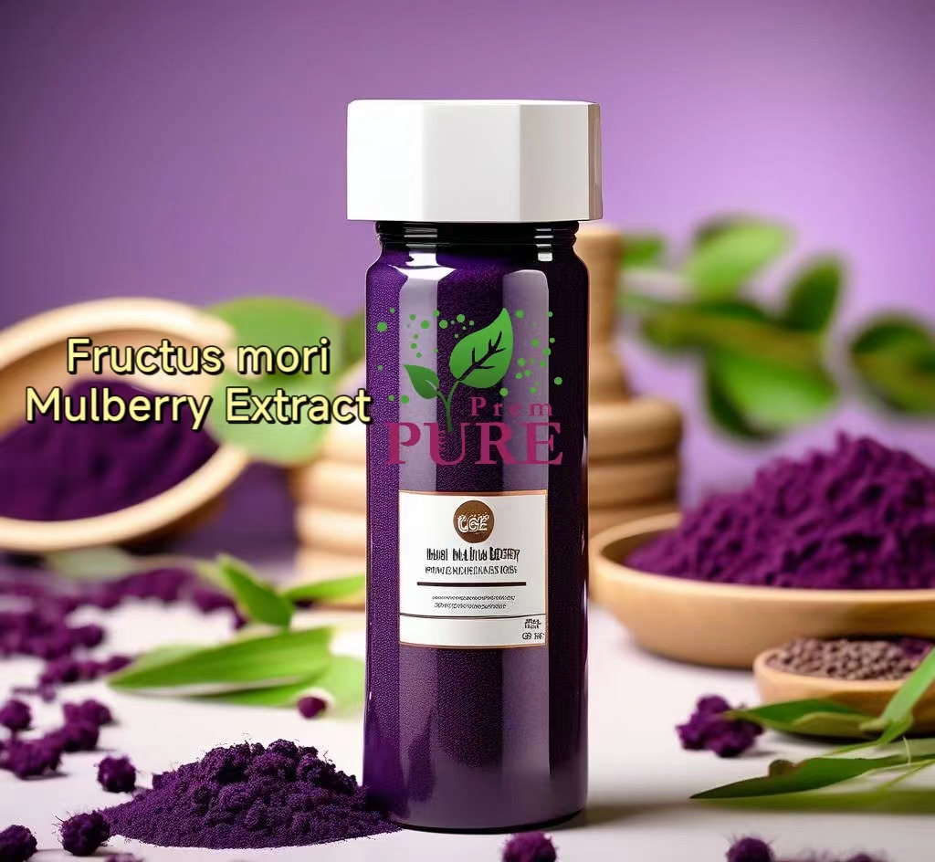 PremPureBio's tweet image. #MulberryExtract and Mulberry Juice Powder are derived from the fruit of the mulberry tree, which belongs to the genus Morus. The most common types of mulberry trees are white, red, and black mulberries. These extracts and powders are valued for their rich nutritional content