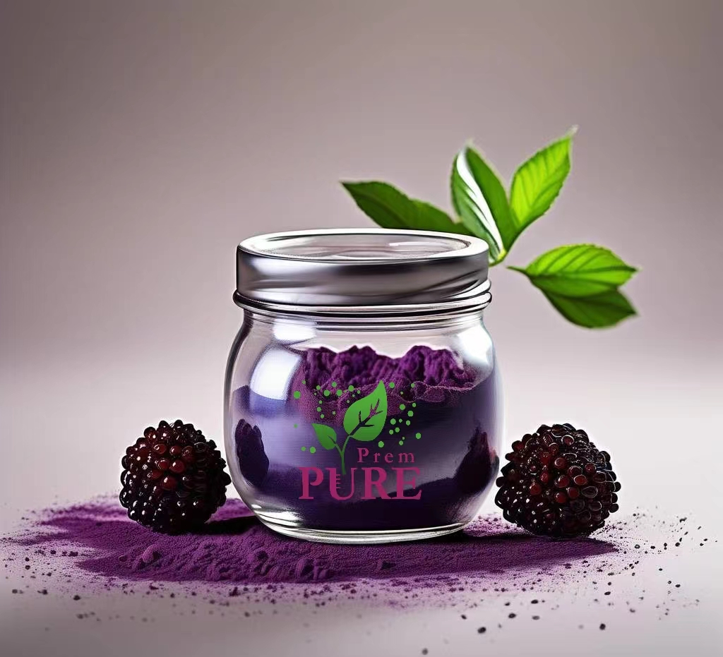 PremPureBio's tweet image. #MulberryExtract and Mulberry Juice Powder are derived from the fruit of the mulberry tree, which belongs to the genus Morus. The most common types of mulberry trees are white, red, and black mulberries. These extracts and powders are valued for their rich nutritional content