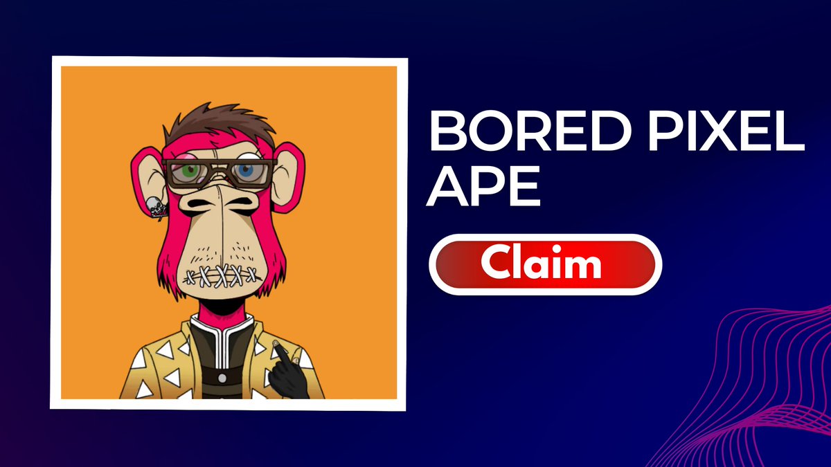 PepperCrypto_'s tweet image. Bored Pixel Ape NFTs Mint Live 🎉

Join Giveaway ✅
Retweet ✅

👇GO👇
gleam.io/N4z2w/bored-pi…