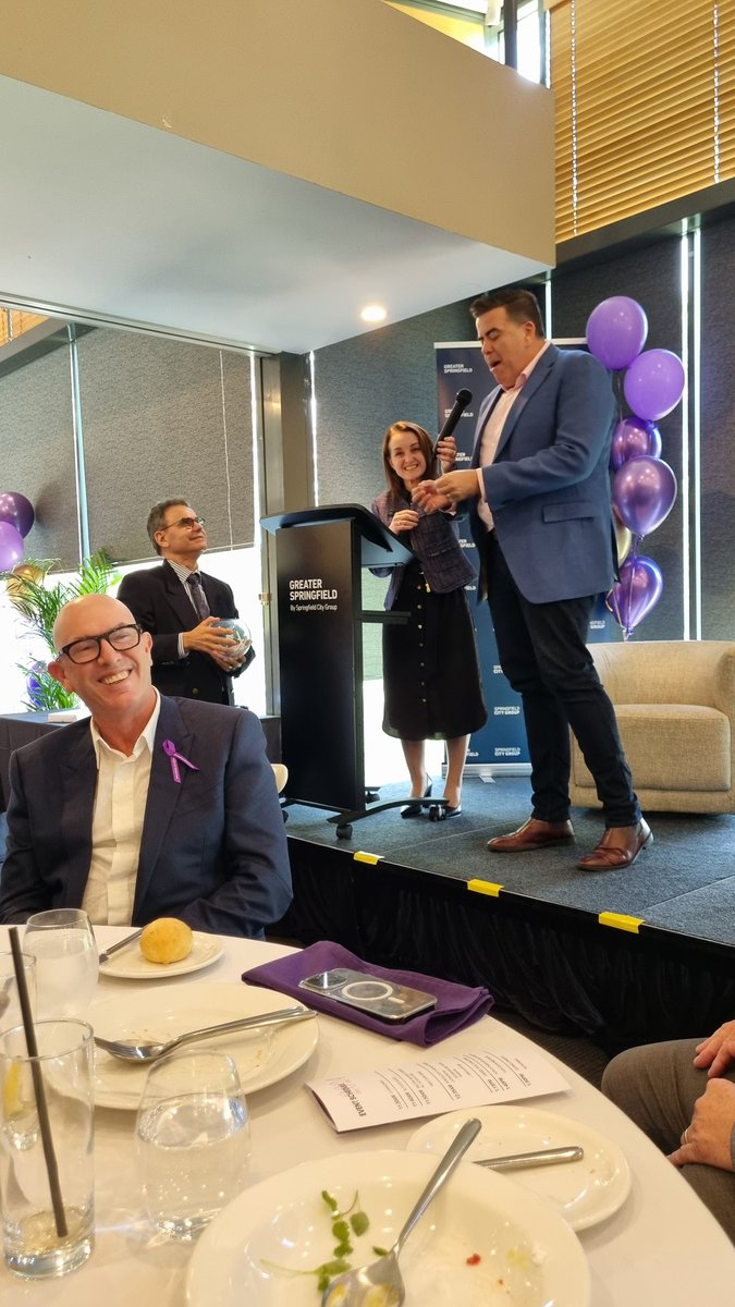 Raynuha's tweet photo. Thanks to Cathie  Reid for her inspiring address @springfieldQLD 's #IWD event. A memorable takeout was the importance of Financial Literacy for women.#entrepreneurs #womenintech #workingMums #holidaydads #IWDSpringfield #CountHerIn https://t.co/5dcGszM9Tn