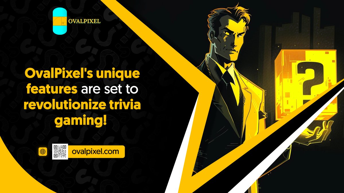🌟OvalPixel's unique features are set to revolutionize trivia gaming! With dynamic content updates and a seamless user experience, it's trivia like you've never seen before. Stay tuned for updates!