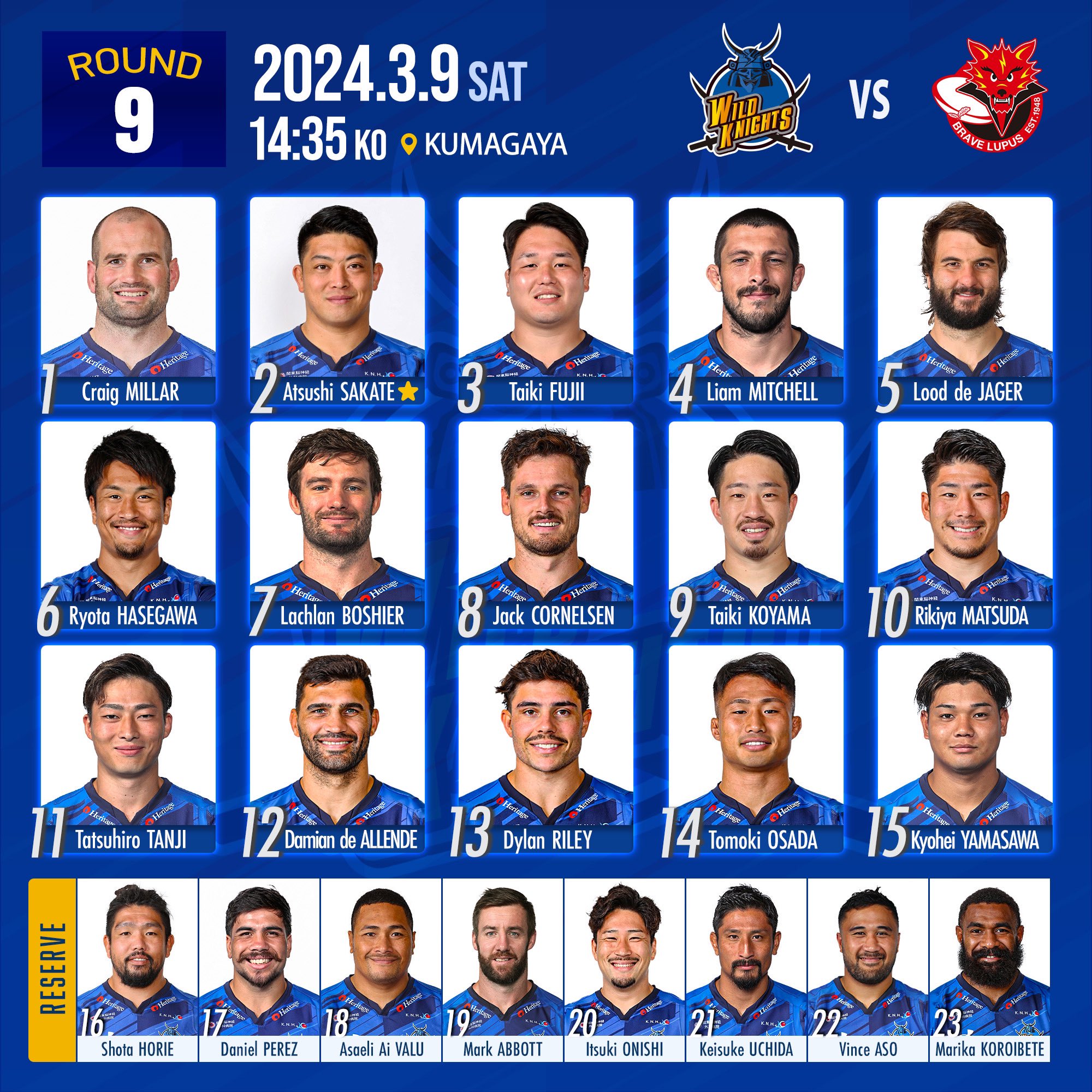 日本代表　パナソニックワイルドナイツ坂手淳史選手着用　長袖　トレーニングジャージ ワイルドナイツ オフィシャル オンラインストア/WILD KNIGHTS