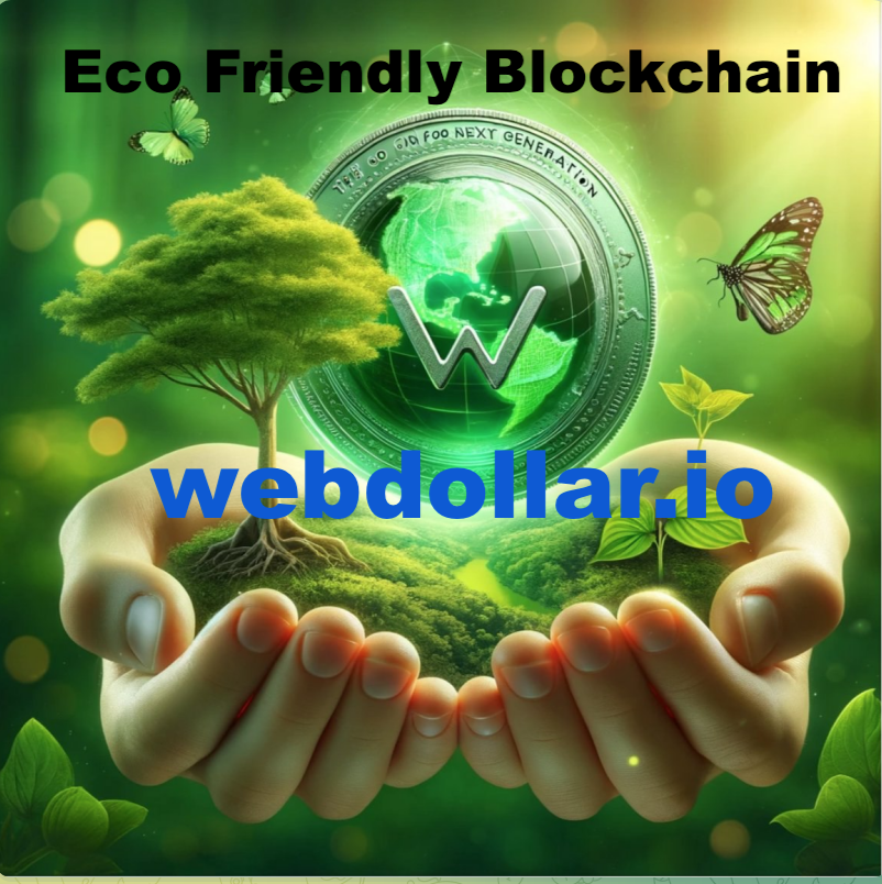 Webdollar's #ProofOfStake  (POS) algorithm makes it a #green blockchain, ensuring a #sustainable future for both #investors  and the #planet .

 Invest responsibly with #WebDollar 

 #GreenCrypto  #ecofriendly #Blockchain #DeFi #Deflationary #assets #GROK #ETF #Forex #NFTs #news