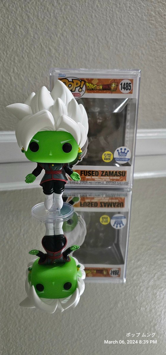 DMungu17's tweet image. This haul is brought to you by Heroes N Legends for Pop! Animation (316). DragonBall超 Super Zamasu glow-in-the-dark #walmart exclusive and for the 📦📞 Pop! Animation (1485). DragonBall超 Super Fused Zamasu glow-in-the-dark #funkoshop exclusive.#FunkoFamily #glowinthedarkgod