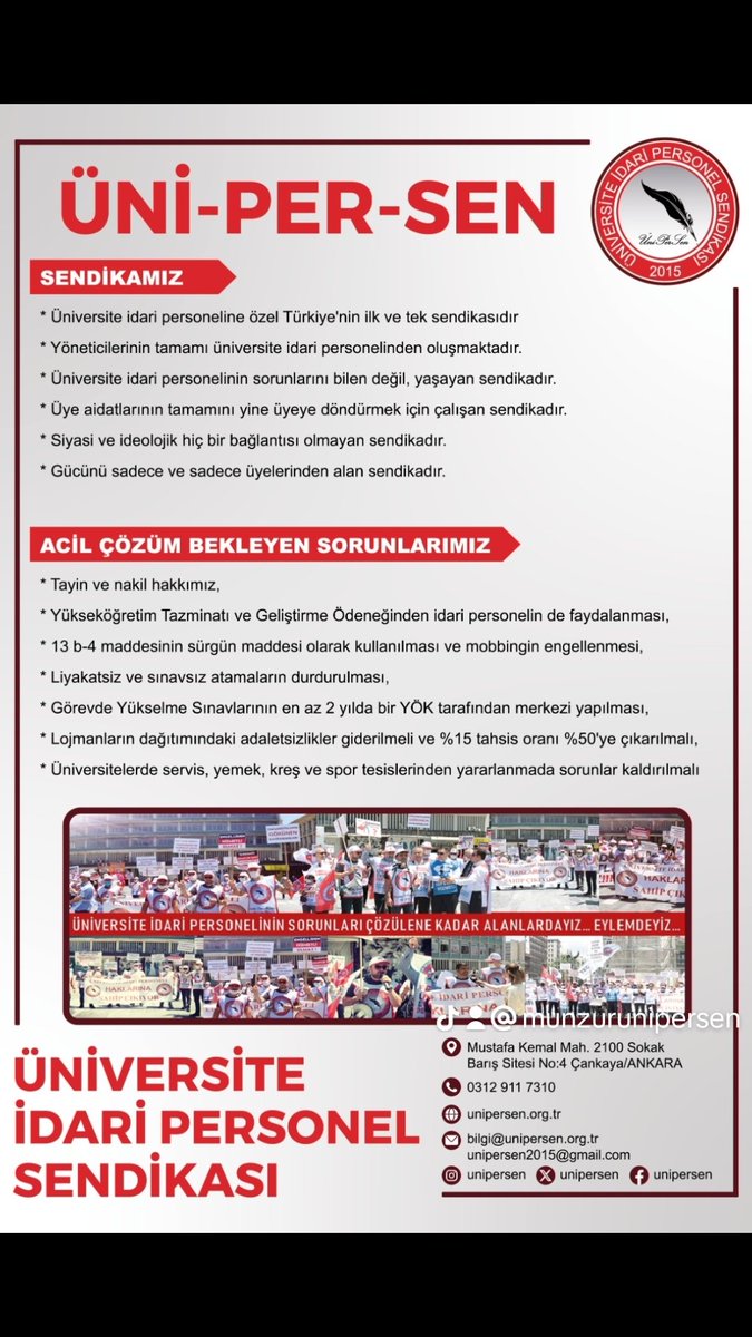 MunzurUnipersen's tweet photo. Üniversite idari personelleri yalnız değildir. Biz birlikte güçlüyüz.
@unipersen 
#Türkiye #Tunceli #Munzur #unipersen #Temsilcliği #neden #unipersen #Tecih #Etmelisin 
#Birlikte #daha #güçlüyüz
👇
👉 https://t.co/UaSWdCRuK6