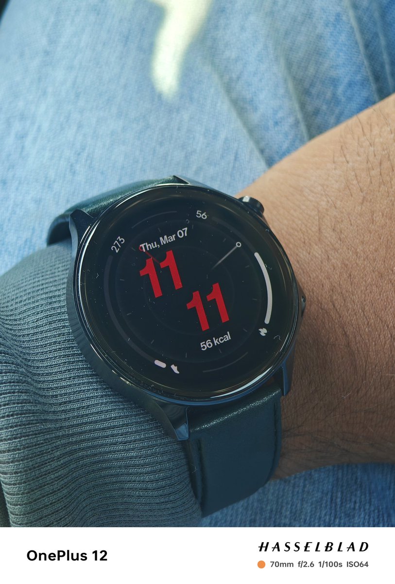 Starcommander10's tweet image. 11 : 11
#OnePlusWatch2