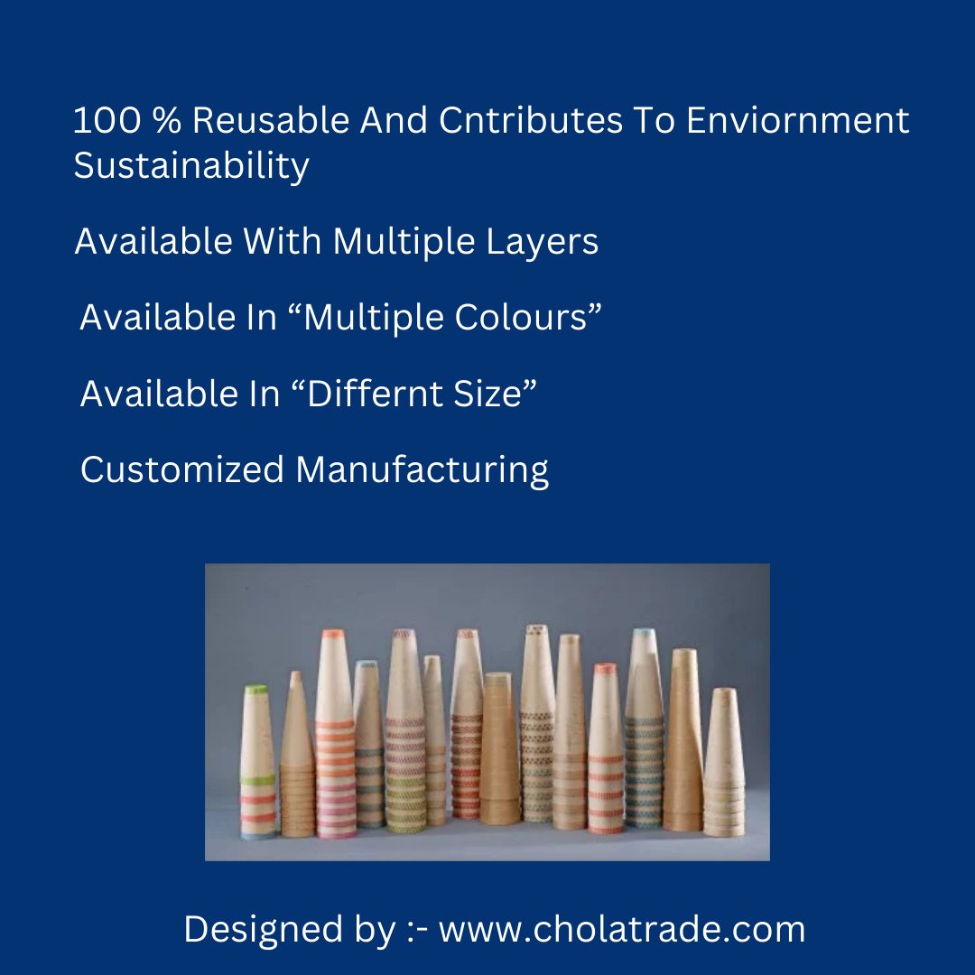 ➡️Contact Direct To Manufacturer Of Reused Paper Cone
On Chola Trade B2B Textile Portal !!! 

📌For More Details Click On Below Link : 
cholatrade.com/product/reused…

#sustainability #textileindustry #cholatradeb2b #textiles #manufacturer #buyerseller #MSME