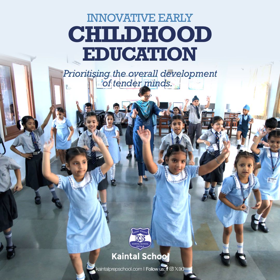 Experience a revolutionary early childhood education at Kaintal Prep School, where we are dedicated to prioritising the overall development of tender minds through innovation💫 #KaintalPrep #ICSESchoolInPatiala #WellRoundedEducation #SchoolCommunity #Learning #LearningIsFun