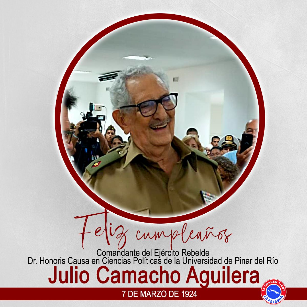 Desde la Brigada Mèdica en Eswatini enviamos nuestras màs sinceras Felicitaciones al Comandante Julio Camacho Aguilera
"MUCHAS FELICIDADES "<a href="/CubaEswatini/">CubaCooperaEswatini</a> <a href="/japortalmiranda/">José Angel Portal Miranda</a> <a href="/cabrera_laza/">michael cabrera laza</a>