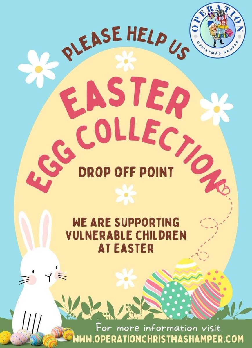 @OCH1883 have turned in to Easter bunnies and will be holding an easter egg collection on Saturday before our match with @dcfcofficial supporting children from low-income families, who may not receive an egg at Easter. Please bring an egg if you can #UTG