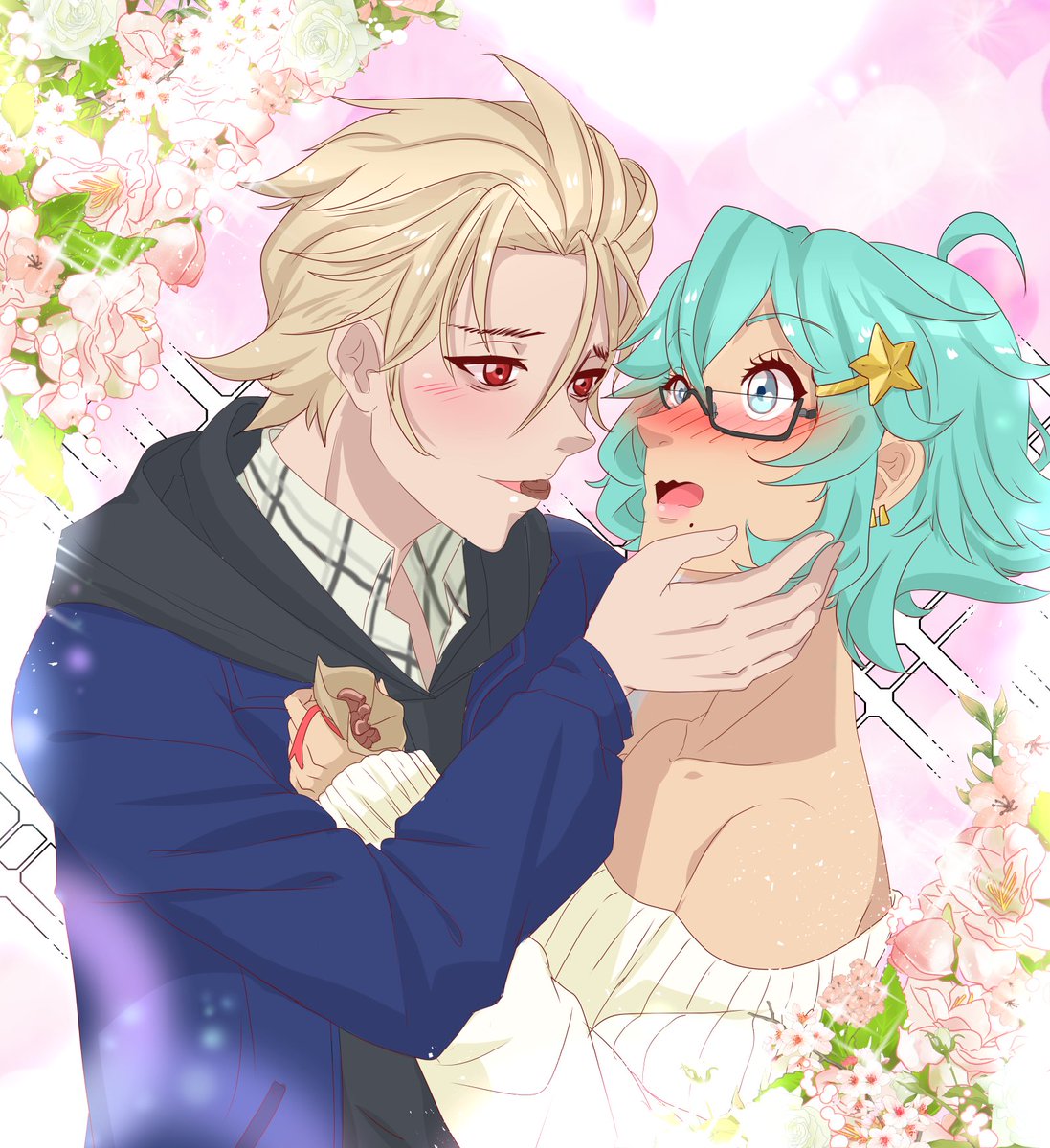 ReynadiaOTL's tweet photo. * ੈ✩‧₊˚ ─ {600 Days | Burning Star 🔥⭐️}
❛ ━━・❪ we were both lost but now we're found in this burning spark of love ❫ ・━━ ❜
debuting my yume ship, King of Despair & my sona Rey! i hope you enjoy them~ 🥹
#yumelokalgallery #kekkaisensen #kingofdespair #burningstar https://t.co/SdWVroOA5H