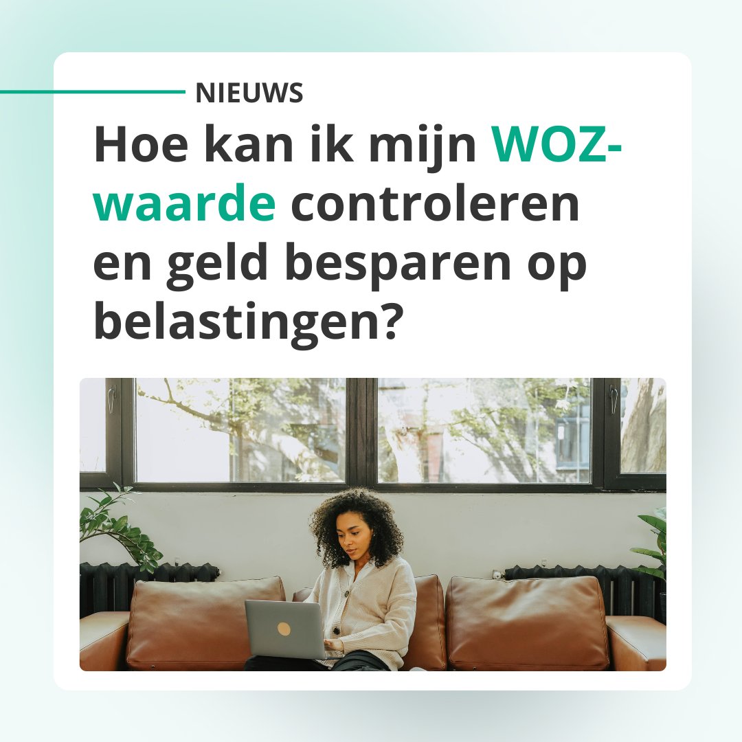 𝗛𝗼𝗲 𝗰𝗼𝗻𝘁𝗿𝗼𝗹𝗲𝗲𝗿 𝗶𝗸 𝗺𝗶𝗷𝗻 𝗪𝗢𝗭-𝘄𝗮𝗮𝗿𝗱𝗲?

Een te hoge WOZ-waarde leidt namelijk tot onnodig hoge belastingen. Maar hoe kunt u de WOZ-waarde opvragen? En hoe weet u of deze te hoog is? 

bit.ly/3PdZ5eL
