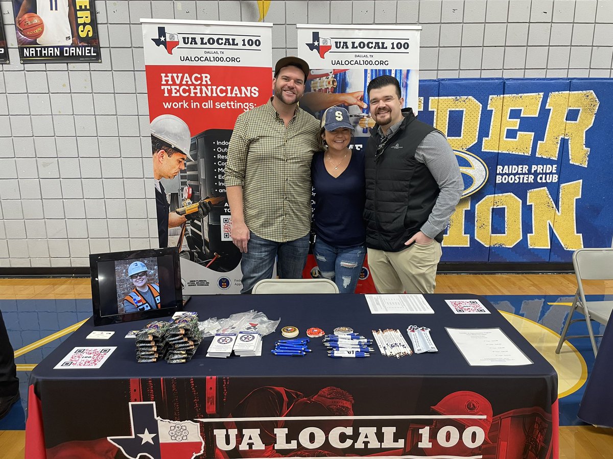 Best day at the annual <a href="/Sunnyvale_HS/">Sunnyvale High School</a> Career Fair that <a href="/SHSCCOffice/">Mr. Mitchell</a> puts together every year. It was extra special this year with my husband AND little brother joining us!