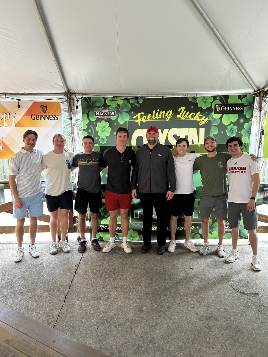 Had a blast hanging out with the Wabash College Golf Team in Savannah ...