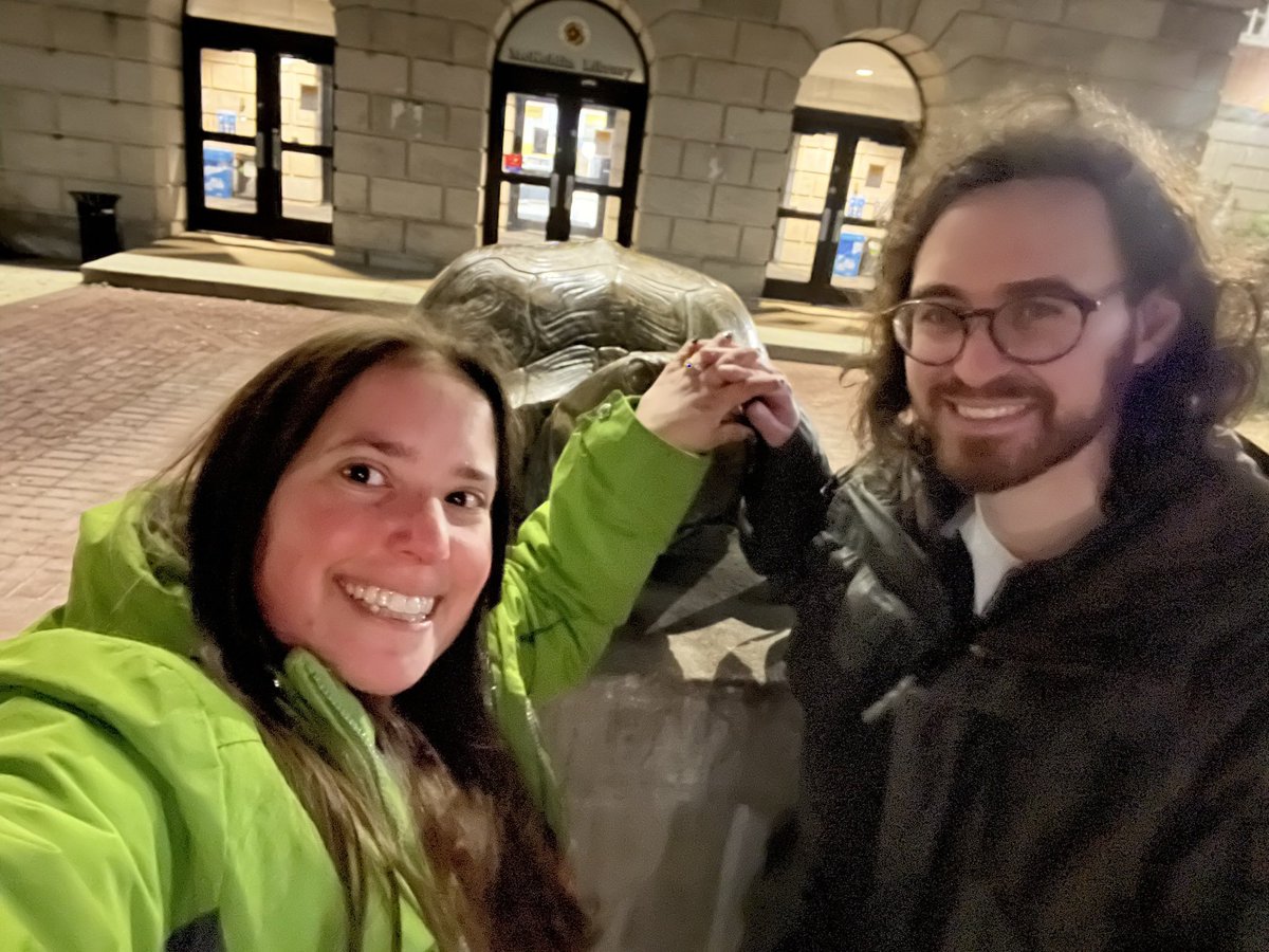 I met my soon-to-husband <a href="/worldchrisis/">Chris</a> at UMD and he proposed on McKeldin Mall! 🥰 we get married in May and are hoping you will help us celebrate by donating to @mightysoundofmd Mighty Sound of Maryland Instrument Fund! @givingdayumd #GivingDayUMD