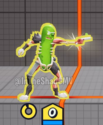KanyeWestMVS's tweet image. Pickle Rick in #MultiVersus