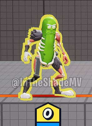 KanyeWestMVS's tweet image. Pickle Rick in #MultiVersus