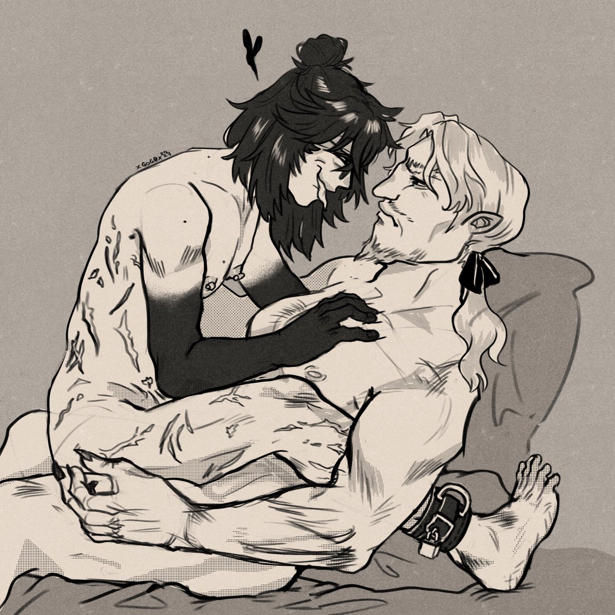 xgog0x's tweet photo. Dany (my oc) and his vampire master, yeah ~ they don't be lovers but more like a haters of each other ✨ https://t.co/iHXqKfsf0M