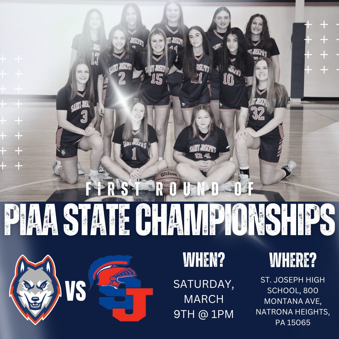 SJCA WolfPack (@gosjcasports) on Twitter photo Click here for PIAA State Championship information: <a href="/TVAASports/">TVAA Sports</a> <a href="/SaintJosephHS/">Saint Joseph HS</a> piaa.org/sports/champio… Click here for PIAA State Championship information: <a href="/TVAASports/">TVAA Sports</a> <a href="/SaintJosephHS/">Saint Joseph HS</a> piaa.org/sports/champio…