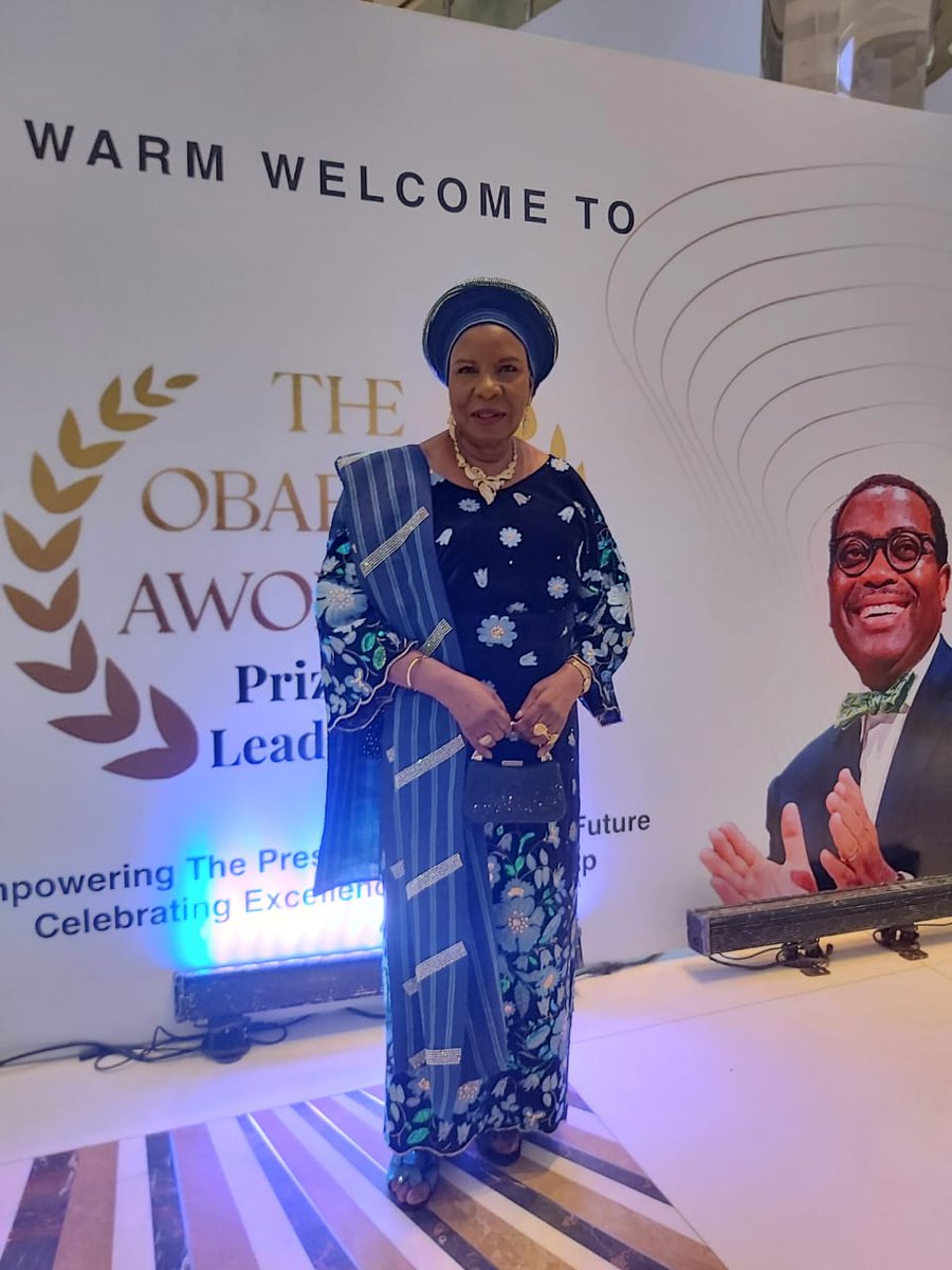 VisserLola's tweet photo. Glad that I @VisserLola was part of this event where our own Africa's Optimistic-In-Chief was honoured as the Recipient of the 2024 Obafemi Awolowo's Leadership Prize. Congratulations once again to my boss @akin_adesina 👌 @akinwale_cfi @edobong_akpabio https://t.co/i6DyUZ2I5y