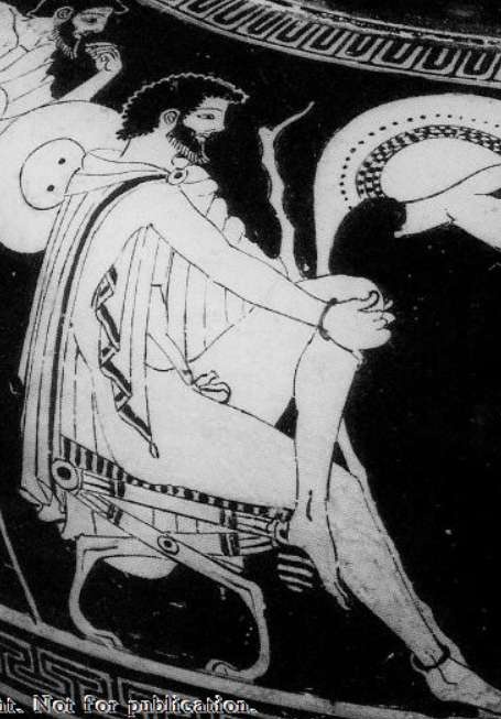 Odysseus sketch based on my favorite pottery art of him 
