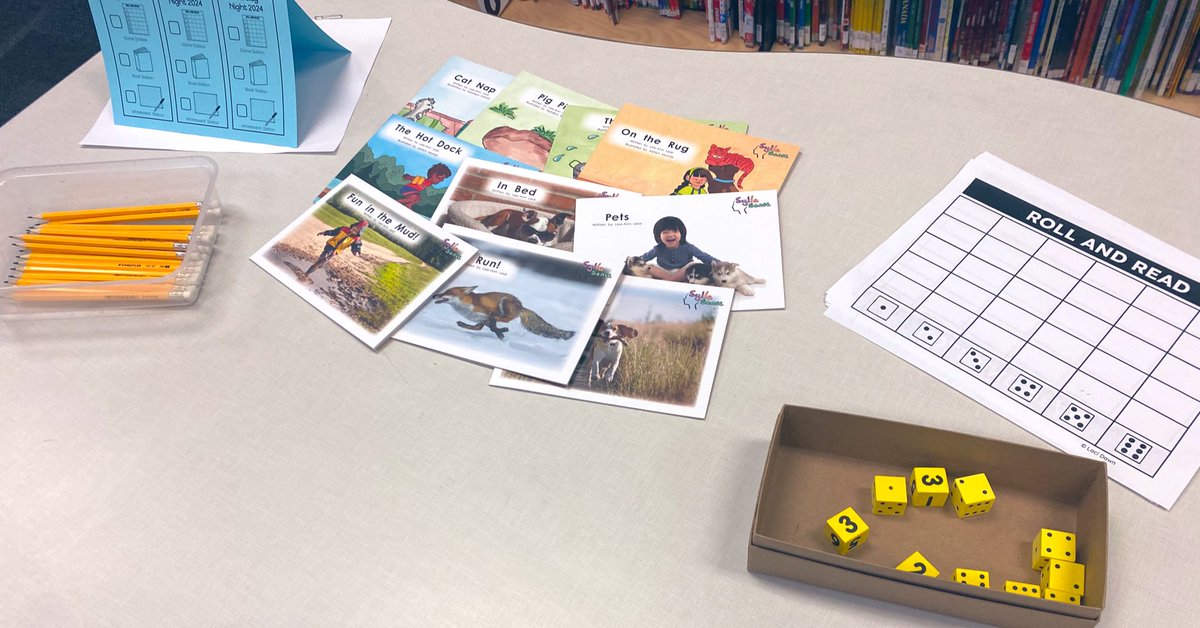 Tonight we had our K-3 literacy night to share more about the science of reading and using Decodable books! 📚 <a href="/PresteignPS/">Presteign Heights ES</a> <a href="/AZTeaches/">Ashley</a> <a href="/ms_alexiou/">Anastasia</a>