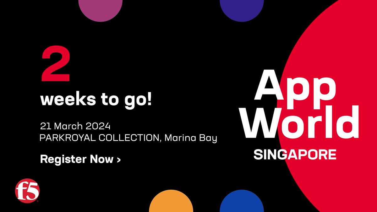 We’re down to 2 weeks to one of the most exciting in-person events in Singapore. Be in the forefront of a better digital world, and sign up for #AppWorld2024 Singapore today! ms.spr.ly/6018cbhza