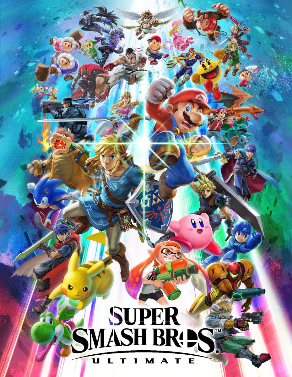 If your character isn’t on the Smash Ultimate box art, you’re carried! Retweet if your character is on the box art! #SmashUltimate #SmashBros