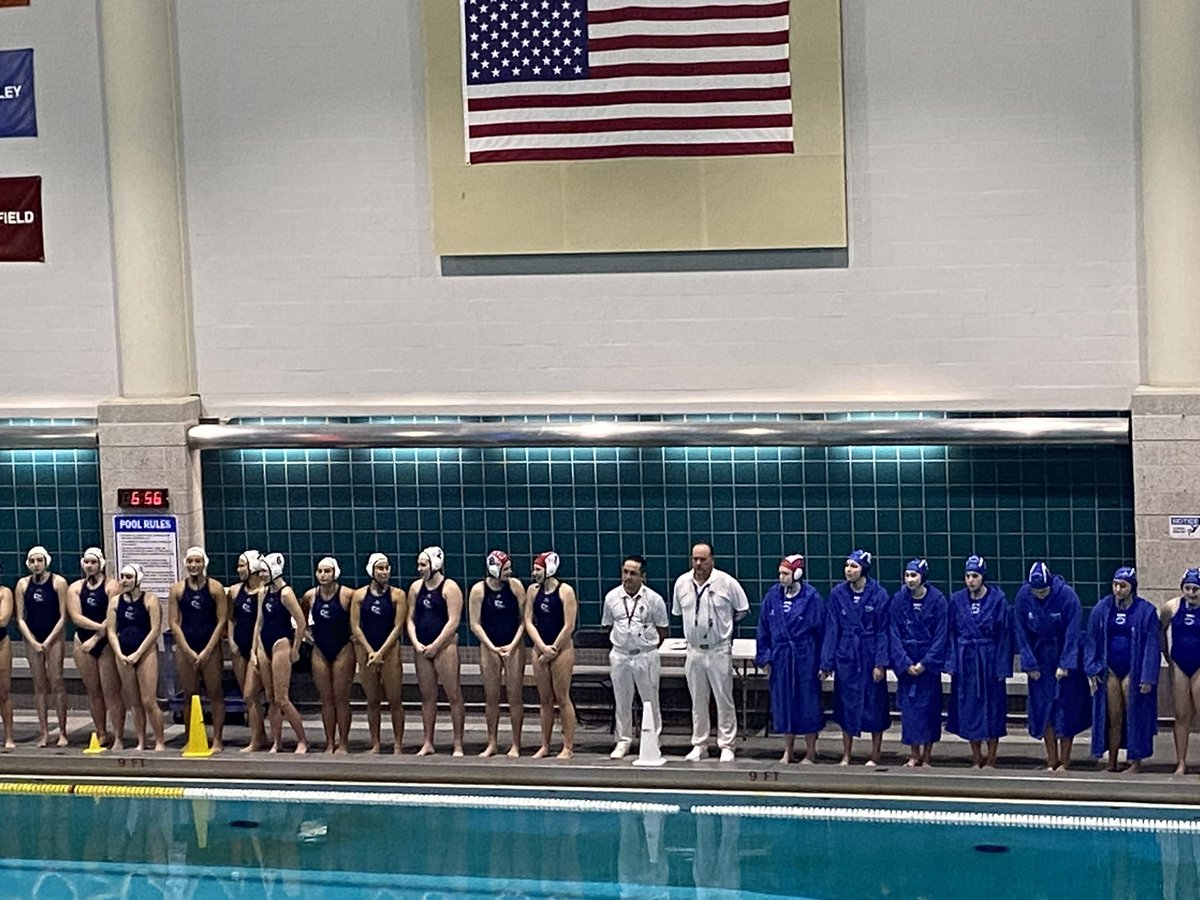 First ever program home game for the @wheatonlyons The first of many more as history is made tonight for the Wheaton Women versus @conncollWP #JustAddWatwrPolo @NCAA_Water_Polo