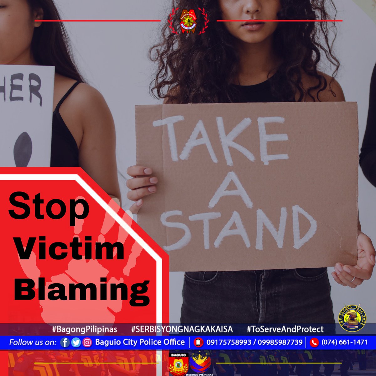#StopVAWC || If you or someone you know is experiencing violence or abuse, it is important to seek help and support from trusted individuals or organizations. You are not alone, WCPD Baguio City is ready to assist you.
