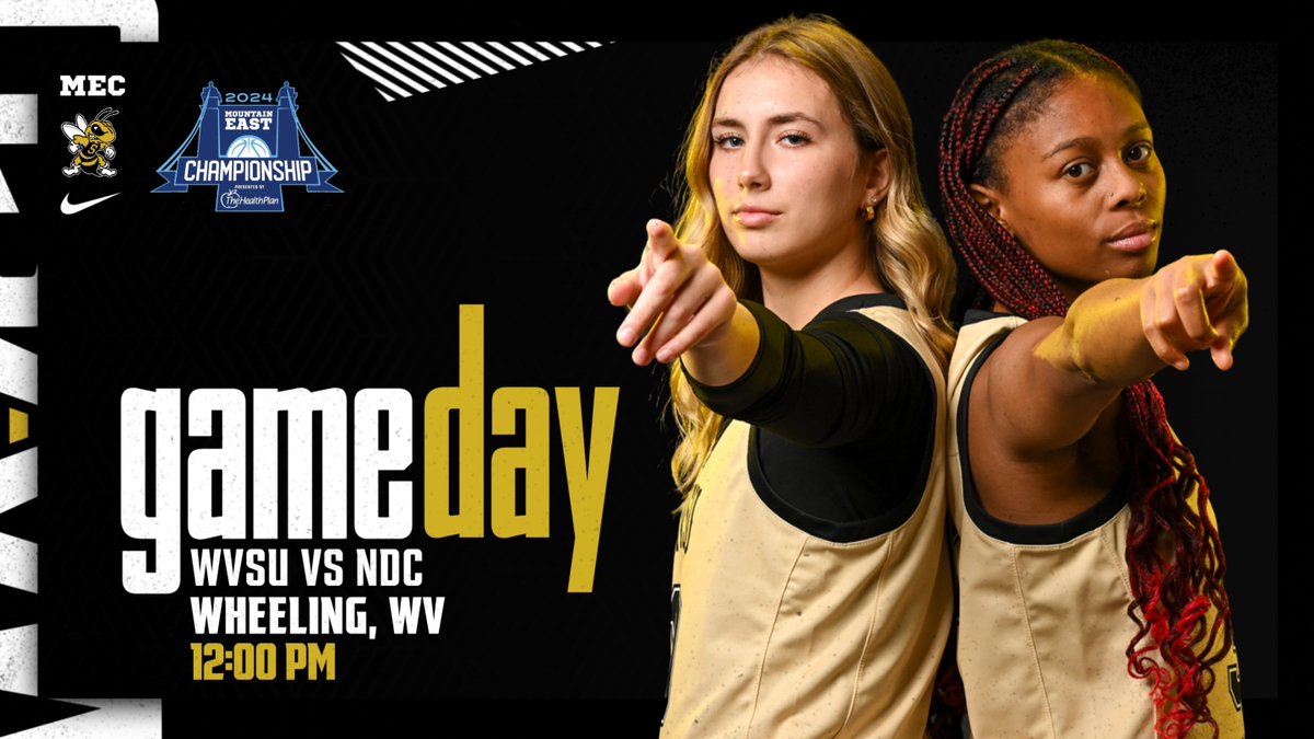 wvsuathletics's tweet photo. W-🏀 vs. Notre Dame College
🏆 MEC Tournament QF
📍 Wheeling, WV
⏰ 12:00 PM
💻 https://t.co/KPSCiTeMTV
📊 https://t.co/ENc6Cqs2lT
🎟️ https://t.co/7rOIl5vumY https://t.co/hiP3PEBrHS