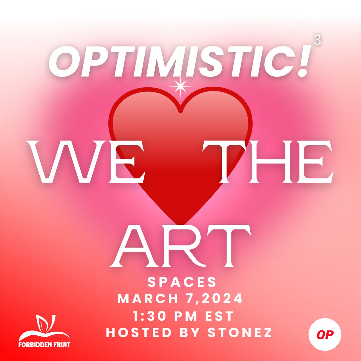 OrganicStonez's tweet photo. February FLEWWW by and we even had an extra day! 😂 

Just realized we missed our "OPTIMISTIC!" Spaces. 

Considering two in the next few days to SWITCH UP THE VIBES! 

This time you're the guest curator this time, so be ready to talk about your piece. 

🔗's👇🏾 https://t.co/gH2VbI27dd