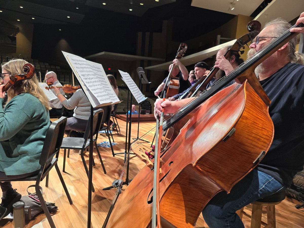 ESOMusic's tweet photo. Rehearsal for Majestic Bruckner happening now! https://t.co/Q6FlzCjIwT https://t.co/WhkigYq4LB