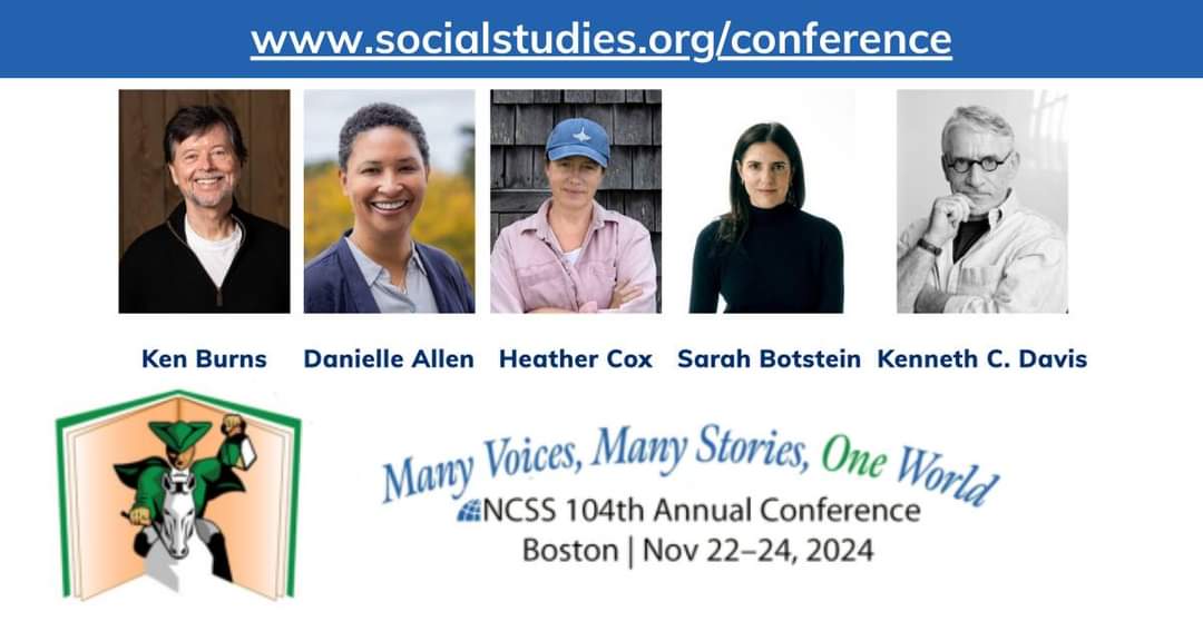 One of MCSS's favorite friends, @kennethcdavis, will be a featured speaker at NCSS in Boston this coming November.