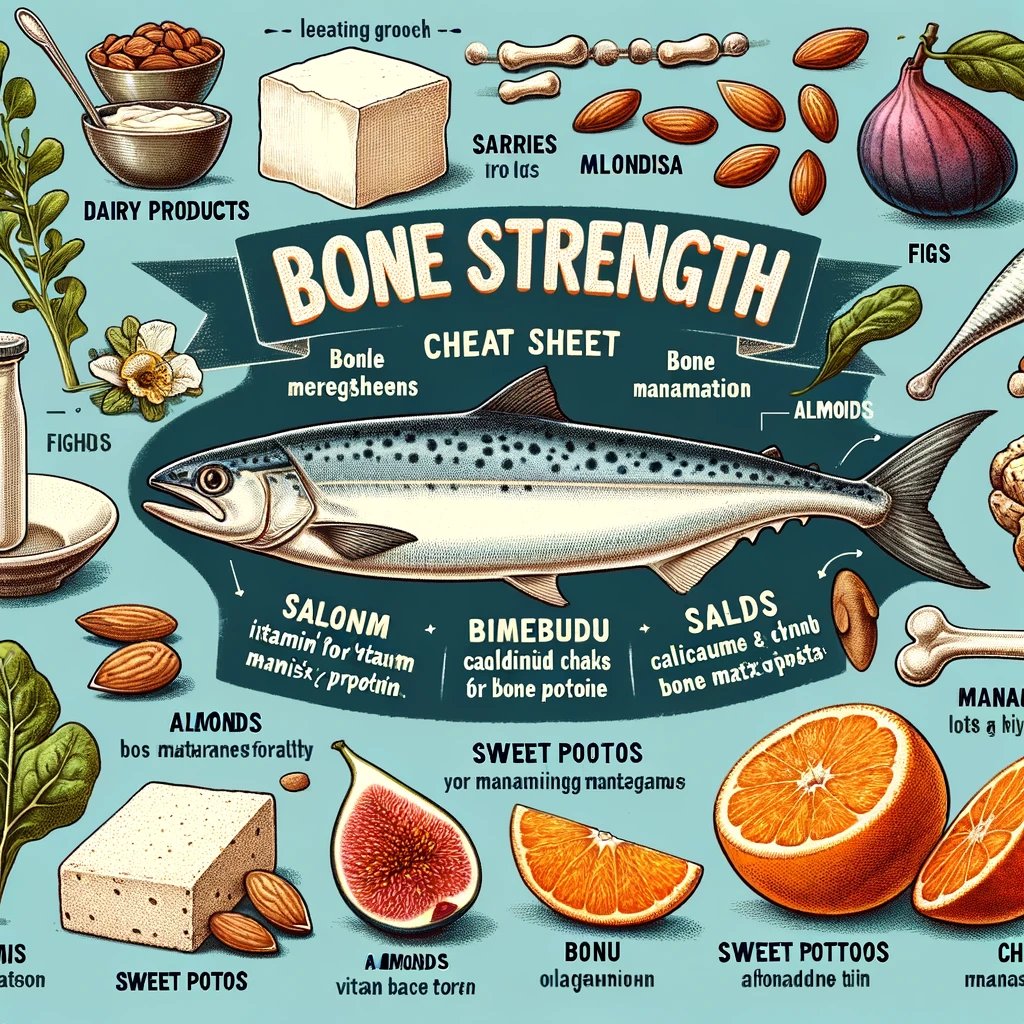 MatrixMysteries's tweet photo. BONE STRENGTH CHEAT SHEET:
Dairy Products🧀🥛 = calcium, strengthens bones
Leafy Greens🌿 = vitamin K, bone matrix proteins
Sardines🐟 = calcium, vitamin D, omega-3s
Almonds🥜 = magnesium, supports bone health
Figs🌰 = calcium, potassium, magnesium
Tofu🧈 = calcium, plant-based protein
Oranges🍊 = vitamin C, collagen formation
Salmon🍣 = omega-3 fatty acids, vitamin D
Sweet Potatoes🥔 = manganese, vital for bone development
Chia Seeds 𓇢 = calcium, omega-3s, antioxidants