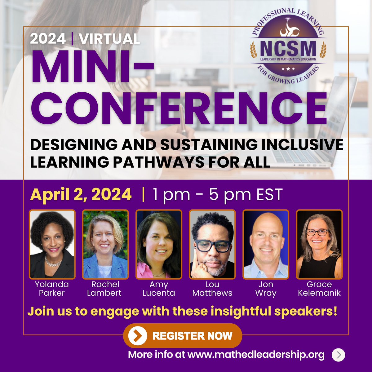 🗓️ Mark your calendars for NCSM’s virtual Mini-Conference on April 2nd! Hear from dynamic speakers, network with other leaders, and restock your toolbox. Register now at ncsm.memberclicks.net/2024-virtual-m… #NCSMBOLD #April2nd
