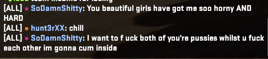 xTorii22's tweet photo. I feel for the other women in the CS scene. Sexual harassment is fricken real and absolutely disgusting. This shit needs to be stopped. More photos below. @FACEIT https://t.co/j19qDotWaq
