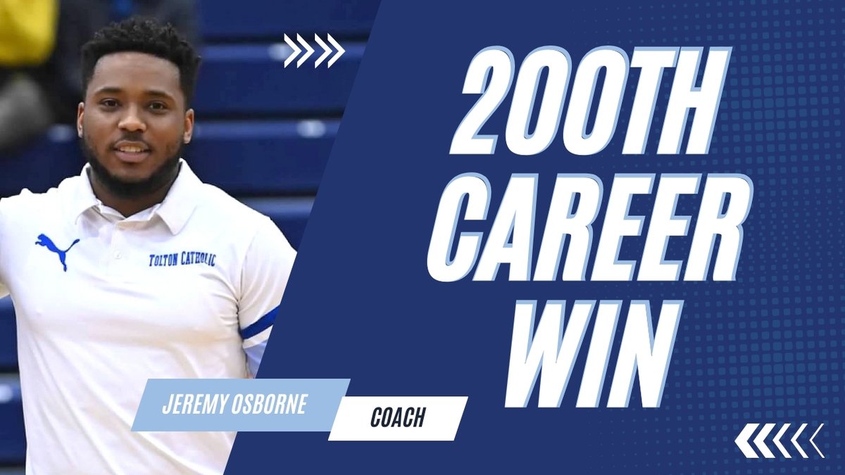 Congratulations, Coach O! At the Class 4 Quarterfinal, Tolton won over Bolivar and Head Coach Jeremy Osborne collected his 200th career win. Way to go!