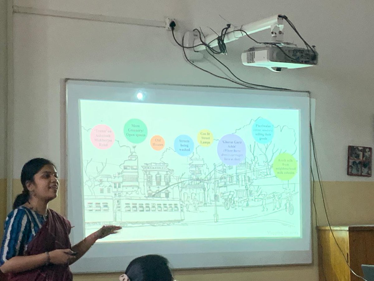 The international seminar on 'Mapping Memory' organised by Loreto College was such an insightful event where I could share my work on documenting the Bhabnipur locality. It was so good to be able to listen to all the discussions on memory.