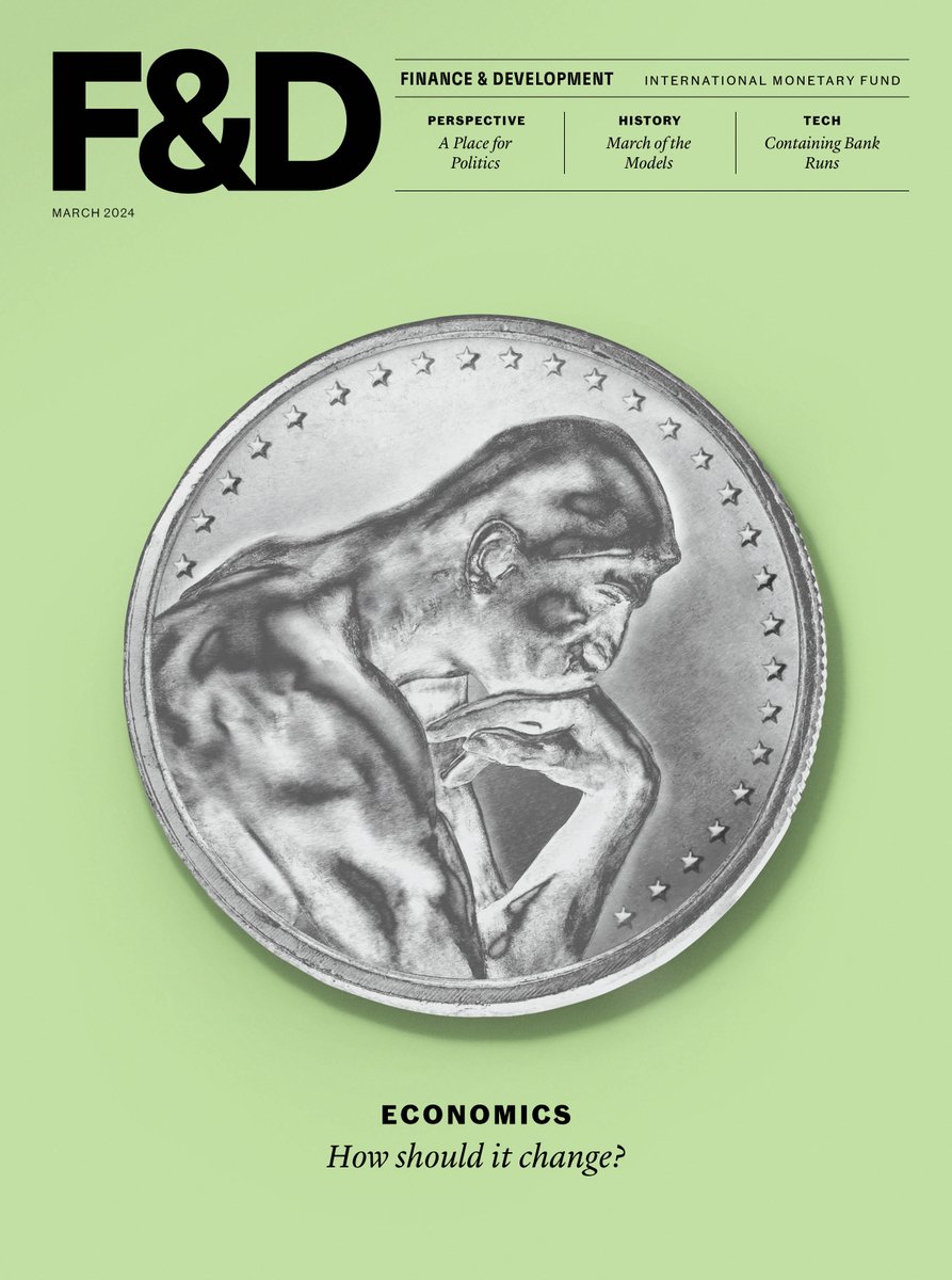 The new F&D magazine addresses a pivotal debate: the future trajectory of economics. It's a challenging discourse, but essential. Looking forward to reading pieces by @AtifRMian, @JohnHCochrane, Ghosh, Deaton, Coyle, Kremer. imf.org/en/Publication…