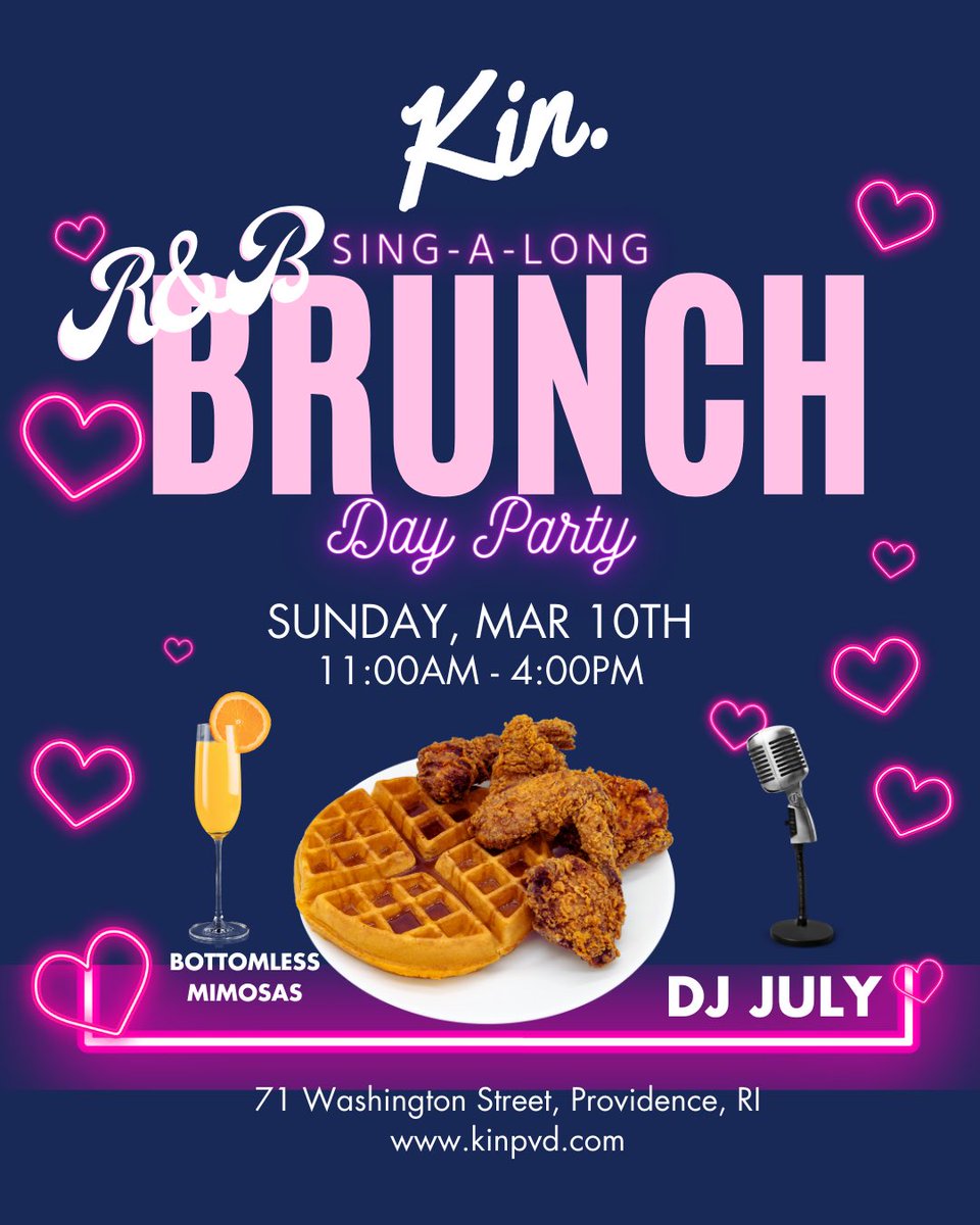 Tix still available on Eventbrite for this Sunday’s R&B Sing-A-Long Brunch!