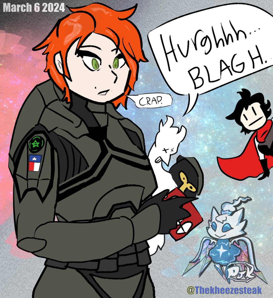 Thekheezesteak's tweet photo. #Roosterterth #redversusblue #rwby #agenttexas #redvsblue #RT
Thanks for the memories, Roosterteeth... this one is of agent Texas kind of in the stunned mood RT's shutdown put me in... https://t.co/VX2IkrLMXn