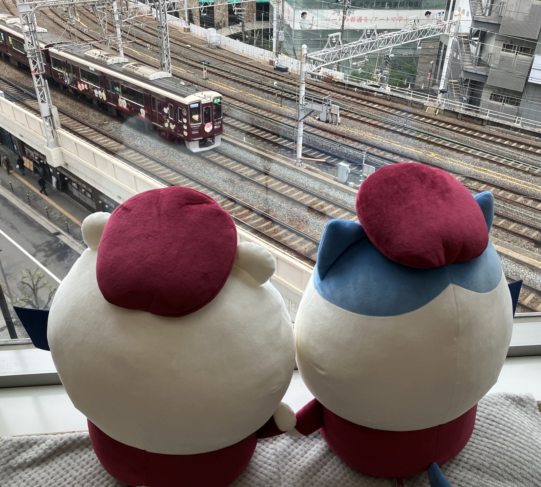 うさぎ 受注生産限定 ちいかわ×阪急電車 阪急電車 BIGぬいぐるみ
