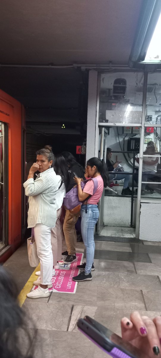 ValeAtnes's tweet photo. @MetroCDMX que onda con su personal más ocupada en su negocio secundario y mientras se junta la gente de verdad quiten a esta señora de la #lineaB https://t.co/rxZq6ahCD6
