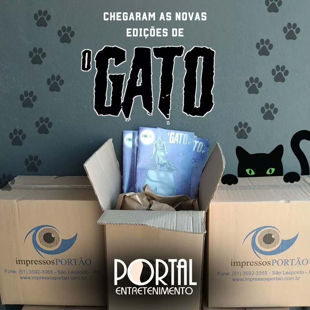 portalhqs's tweet photo. 💣Depois de uma espera de #anos⏳
😻Chegam os exemplares de #OGato0️⃣2️⃣🐈
🐾Corra para garantir a sua #HQ📘
#entretenimento #PortalEntretenimento #hqs #OGato #Gato #quadrinhos https://t.co/h0wNRz6Cqj